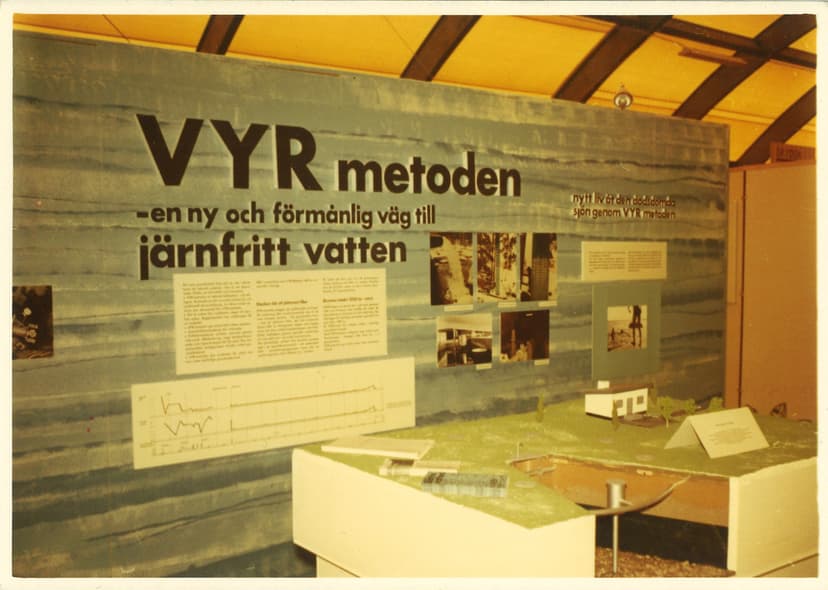 VYR method presented in an exhibition in Sweden in the 1970s.