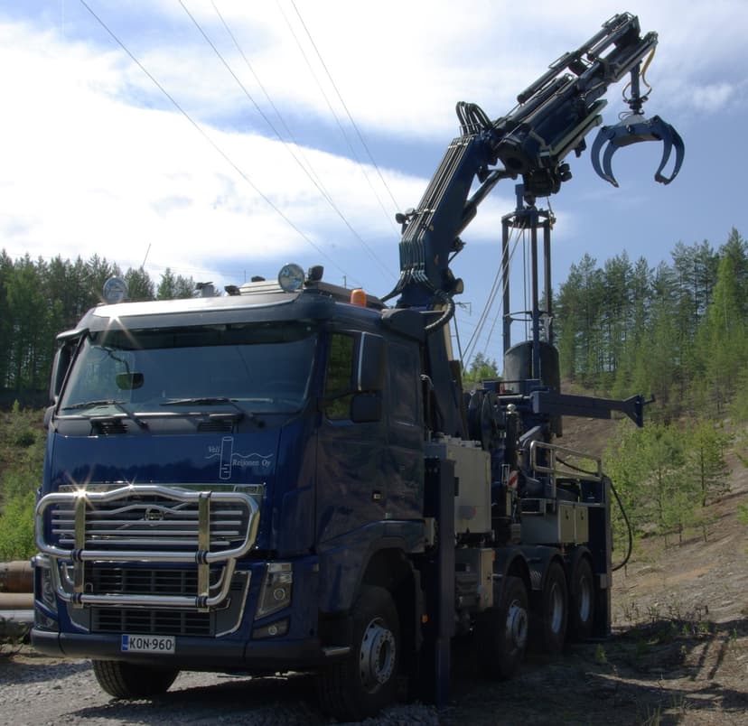 Modern drilling machine.