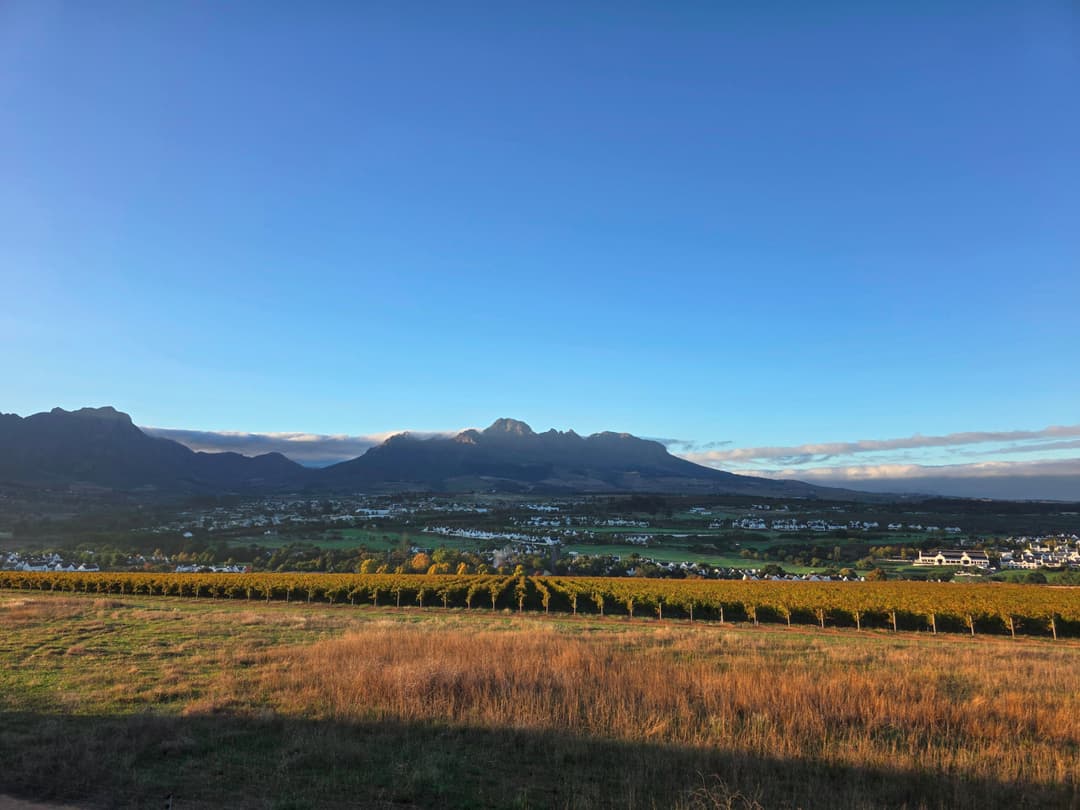 This time the artificial groundwater symposium was held in Stellenbosch, South Africa, known for its vineyards and landscapes.